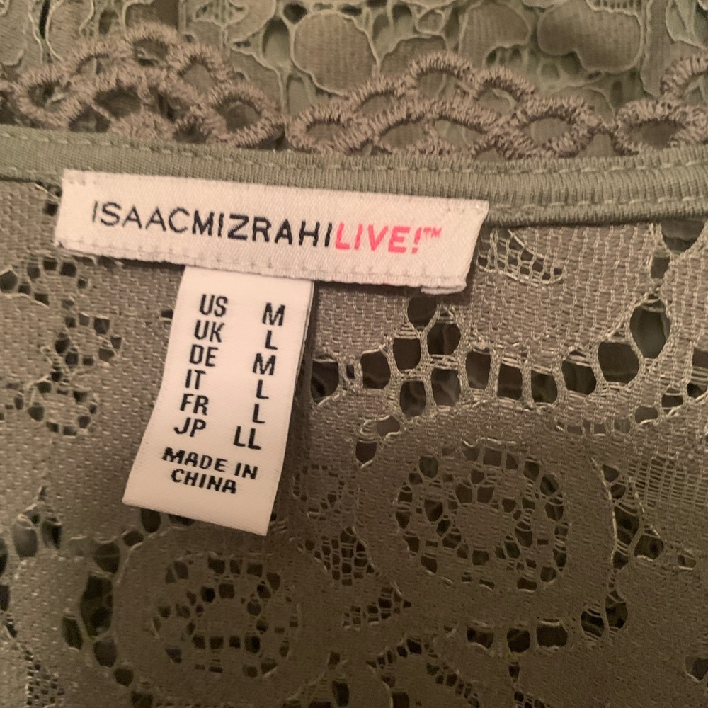 Isaac Mizrahi Live! Lace Pants Set - Picture 5 of 9